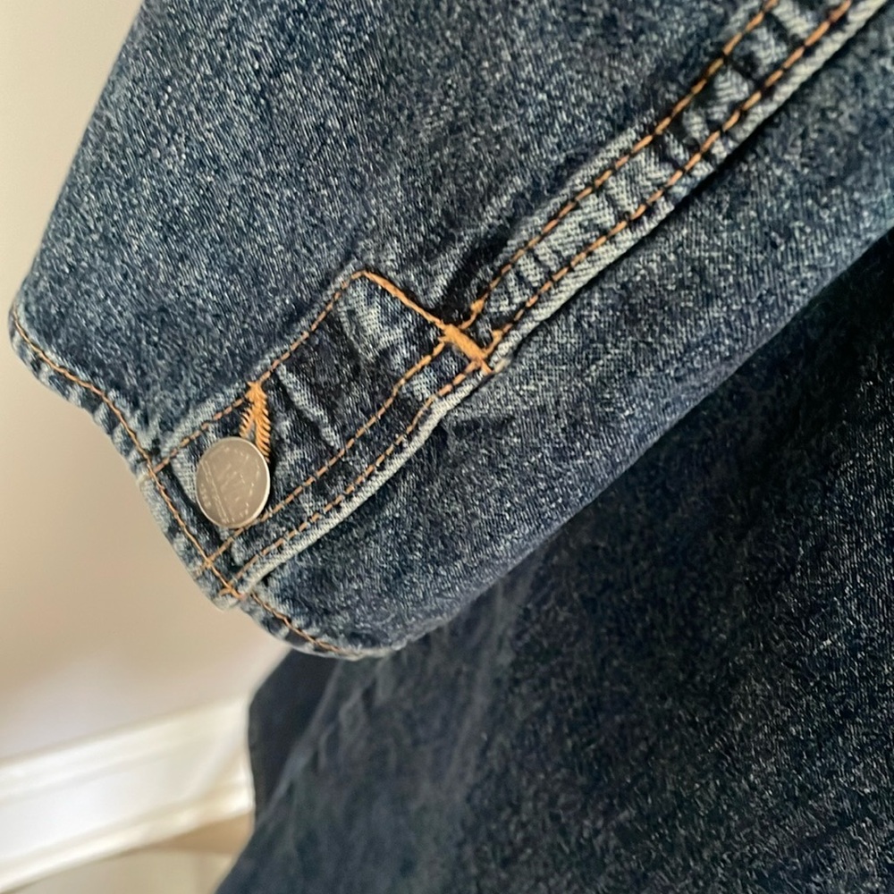 Gap Workforce Denim Trench Jacket - image 4